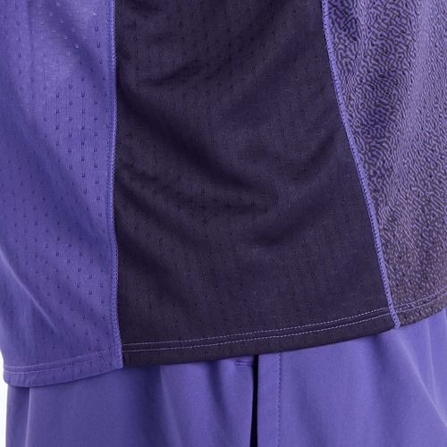 Férfi futópóló New Balance Viz-Tech Singlet electric purple