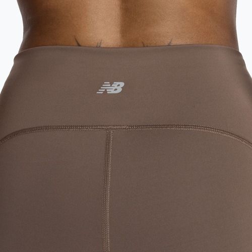 Női futó leggings New Balance Sleek Pocket High Rise cortado