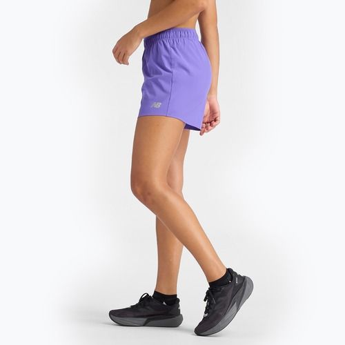 Női futóshort New Balance RC 5" electric purple