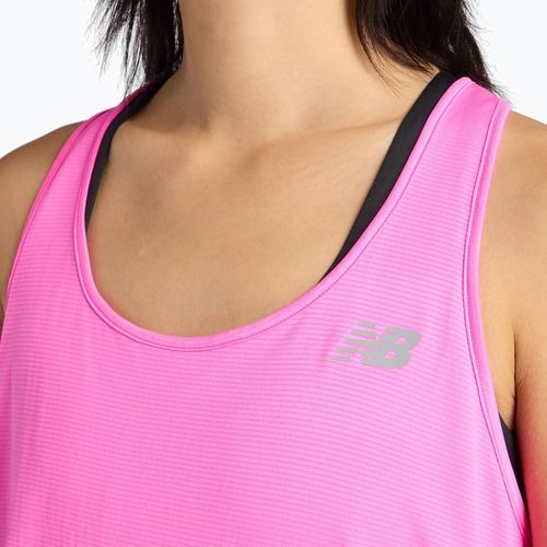 Női futópóló New Balance Sport Essentials Tank pink heat