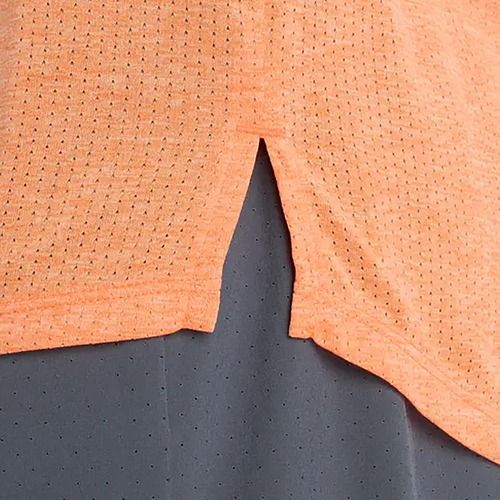 Női póló New Balance Athletics tangerine heat