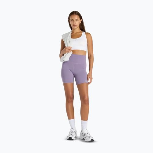 Női rövidnadrág New Balance Harmony High Rise candied violet