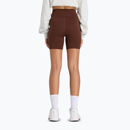 Női rövidnadrág New Balance Harmony High Rise pumpernickel