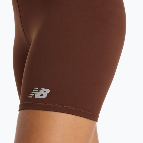 Női rövidnadrág New Balance Harmony High Rise pumpernickel