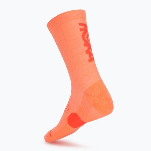 Zokni HOKA Gpx Crew Run neon cantaloupe