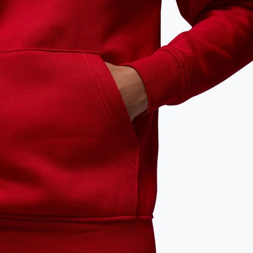Férfi pulóver Nike Jordan Brooklyn Fleece gym red/white