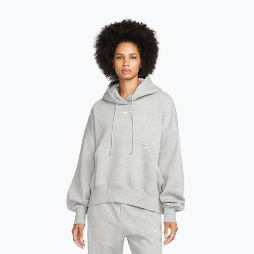 Női pulóver Nike Sportswear Phoenix Fleece Oversized dark grey heather/sail