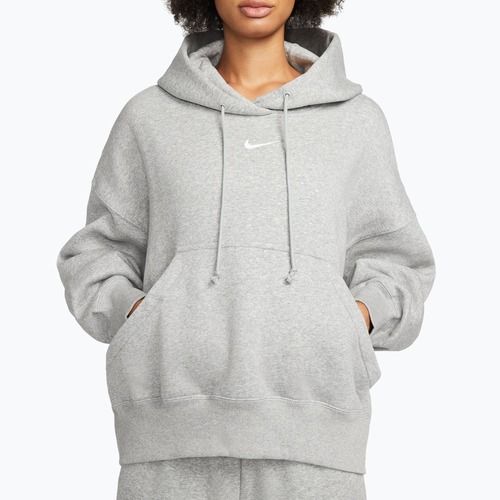 Női pulóver Nike Sportswear Phoenix Fleece Oversized dark grey heather/sail