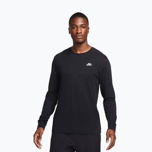 Férfi hosszú ujjú póló Nike Sportswear Club black/white