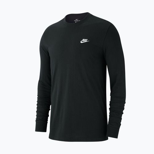 Férfi hosszú ujjú póló Nike Sportswear Club black/white