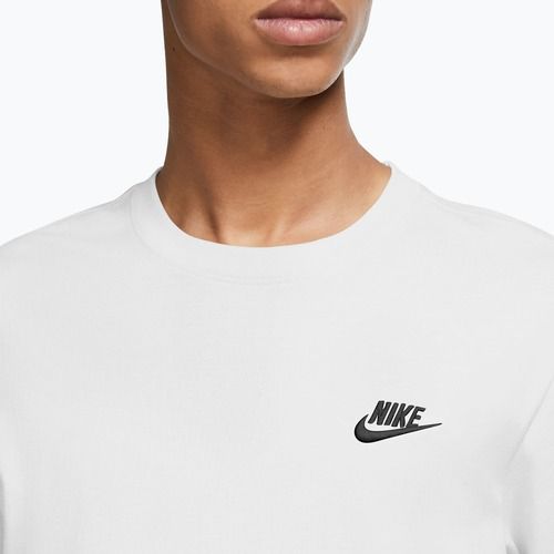 Férfi hosszú ujjú póló Nike Sportswear Club white/black
