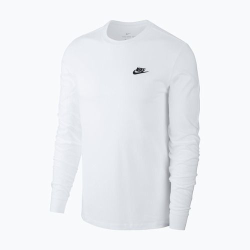 Férfi hosszú ujjú póló Nike Sportswear Club white/black