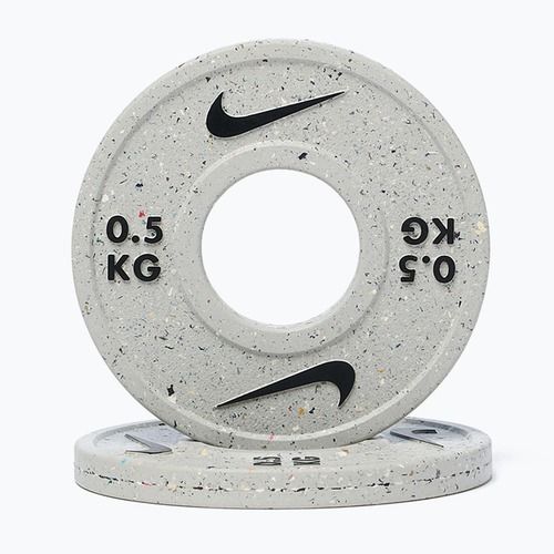 Terhelés Nike Strength Grind Change Plates 2 x 0,5 kg wolf grey