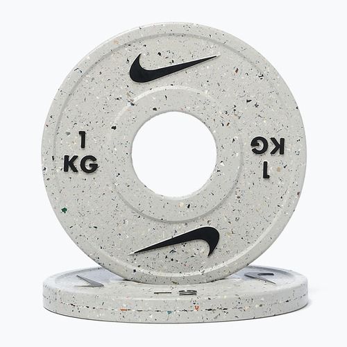 Terhelés Nike Strength Grind Change Plates 2 x 1 kg wolf grey