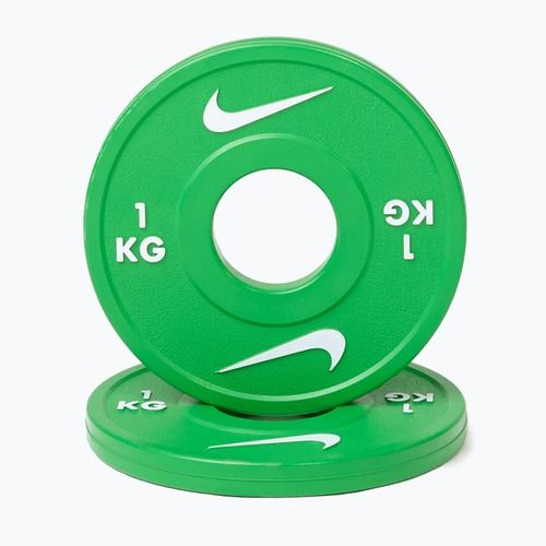 Terhelés Nike Strength Change Plates 2 x 1 kg green/white