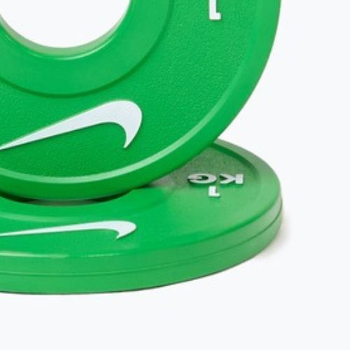 Terhelés Nike Strength Change Plates 2 x 1 kg green/white