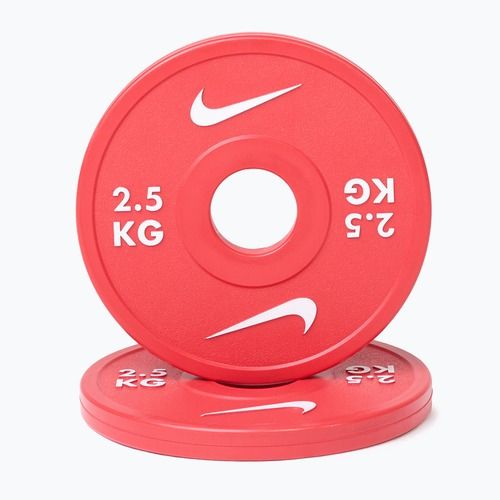 Terhelés Nike Strength Change Plates 2 x 2,5 kg red/white