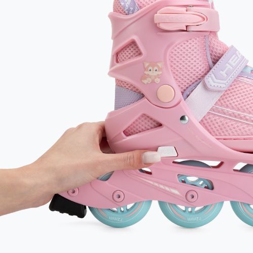 Gyerek görkorcsolya Head K1 pink