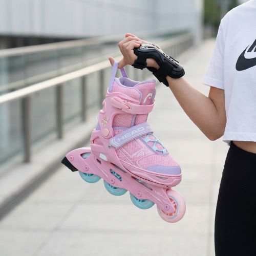 Gyerek görkorcsolya Head K1 pink