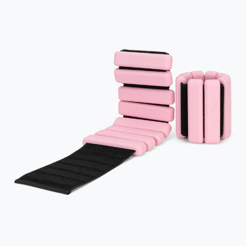 Bokasúlyok és csuklósúlyok XTREXO SCULPT 2 x 1.5 kg rózsaszín