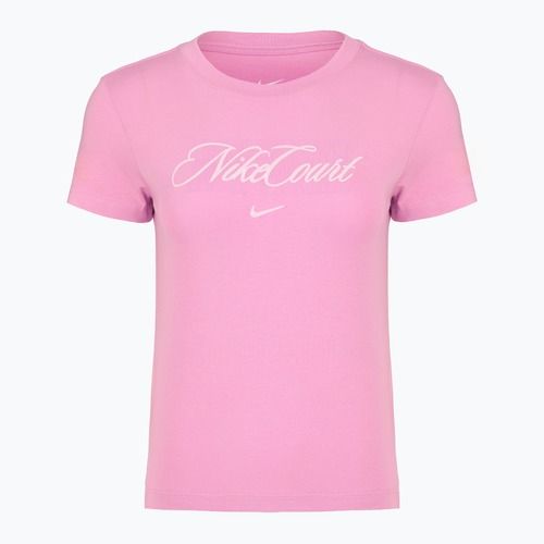 Női teniszpóló Nike Court Heritage light magenta/pink foam