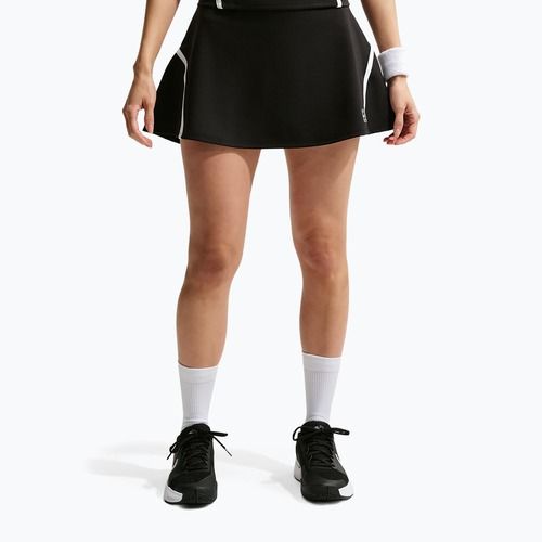 Teniszszoknya Nike Court Advantage Dri-Fit High Waisted black/white