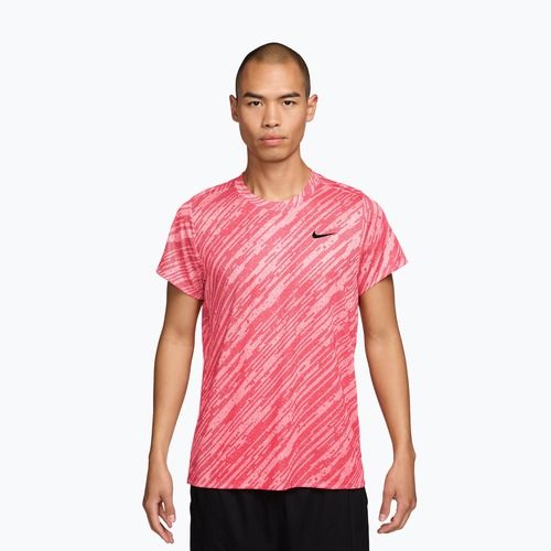 Férfi teniszpóló Nike Court Dri-Fit Victory Print pink foam/black