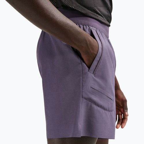 Férfi teniszshort Nike Court Advantage Dri-Fit 6" dark raisin/white