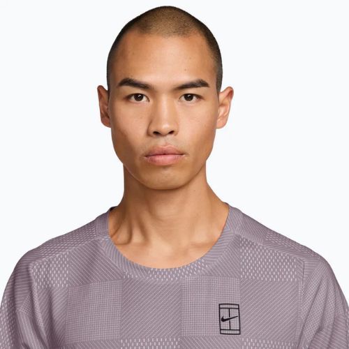Férfi teniszpóló Nike Court Dri-Fit Advantage Print light violet ore/black