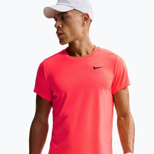 Férfi teniszpóló Nike Court Dri-Fit Victory hot lava/black