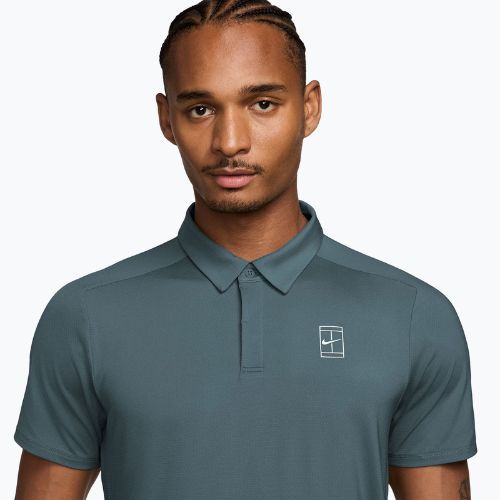 Férfi teniszpóló Nike Court Dri-Fit Advantage mineral slate/white