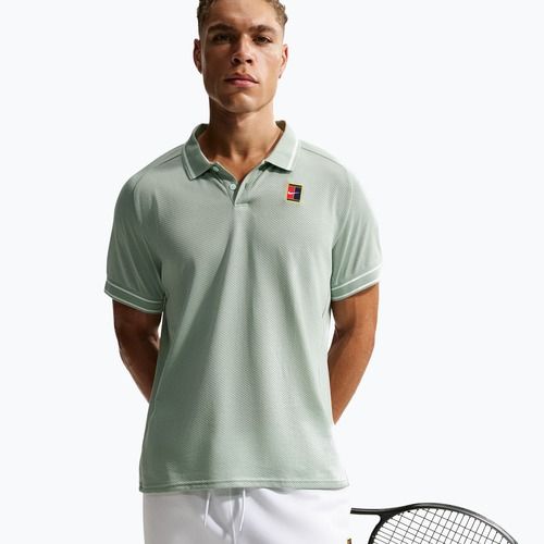 Férfi teniszpóló Nike Court Heritage Polo steam