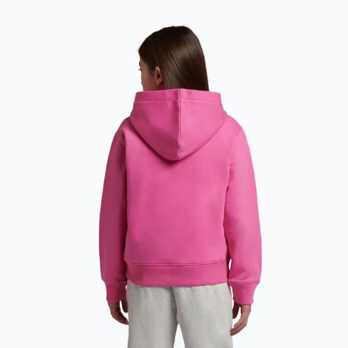 Gyerek pulóver New Balance FT Stacked Logo Hoodie pink satin