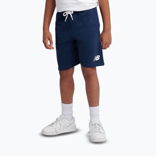 Gyerek szett New Balance Stacked Logo Tee & FT Short nb bright white