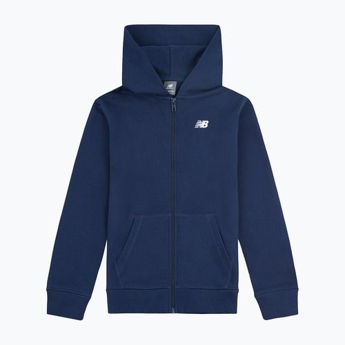 Gyerek pulóver New Balance French Terry Small Logo Full Zip Hoodie nb navy