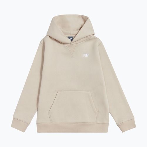 Gyerek pulóver New Balance Brush Back Small Logo Hoodie timberwolf