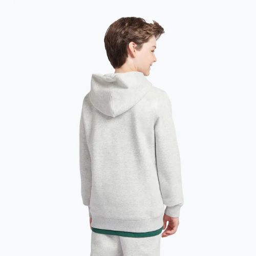 Gyerek pulóver New Balance Brush Back Small Logo Hoodie ash heather