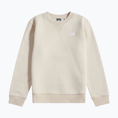 Gyerek pulóver New Balance Brush Back Small Logo Crew timberwolf