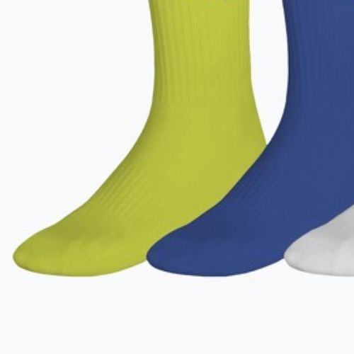 Zokni Mizuno Training With Line 3 pairs lightning yellow/dazzling blue