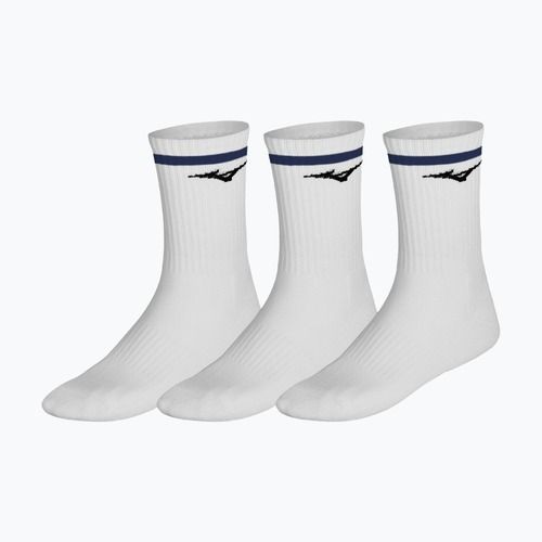 Zokni Mizuno Training With Line 3 pairs white/estate blue
