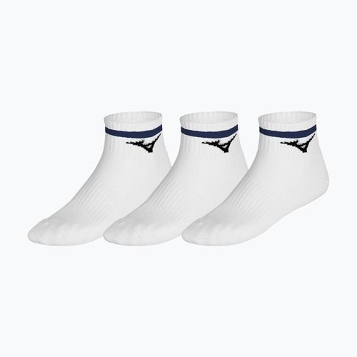 Zokni Mizuno Training Mid With Line 3 pairs white/ultramarine