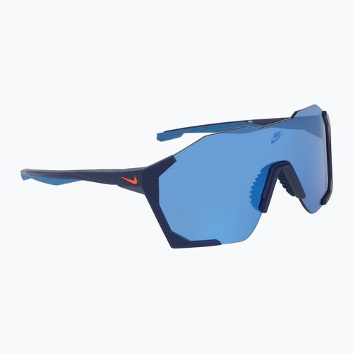 Napszemüveg Nike Charged Shield matte blue void/blue mirror
