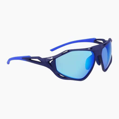 Napszemüveg Nike Zeus Rise matte void blue/blue mirror