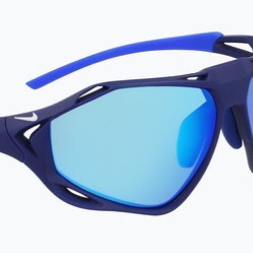 Napszemüveg Nike Zeus Rise matte void blue/blue mirror