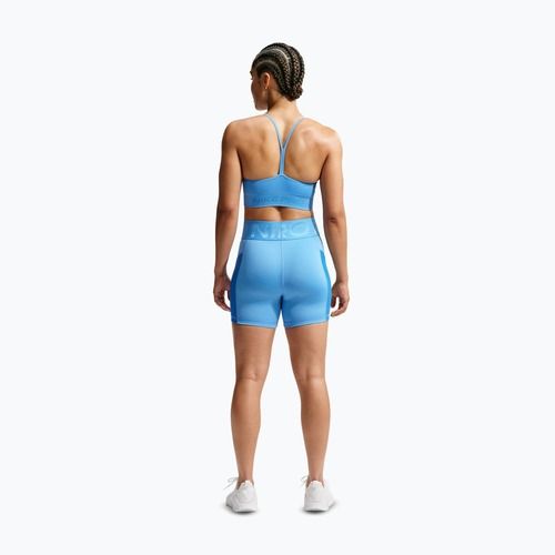 Női rövidnadrág Nike Pro Sculpt High Waisted 5" Biker university blue/light photo blue/white