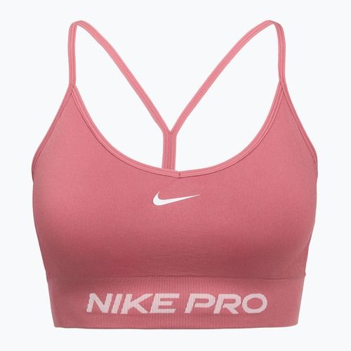 Edzőmelltartó Nike Pro Seamless Light Support peony/white