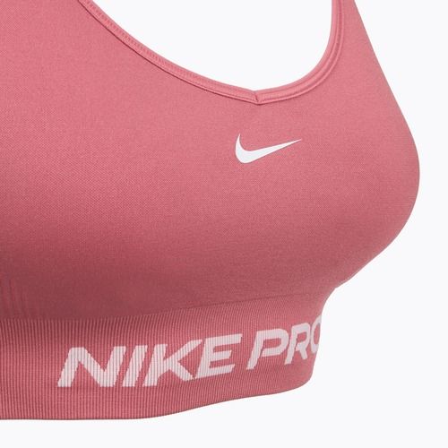 Edzőmelltartó Nike Pro Seamless Light Support peony/white