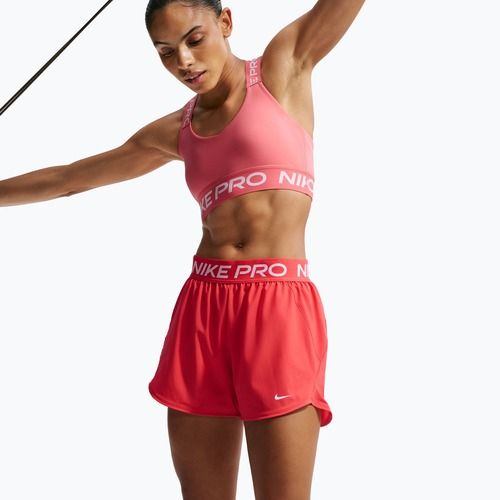 Női edzőshort Nike Pro 2in1 light crimson/white