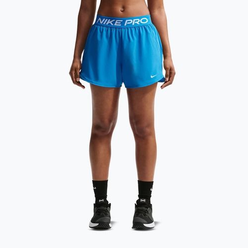 Női edzőshort Nike Pro 2in1 light photo blue/white