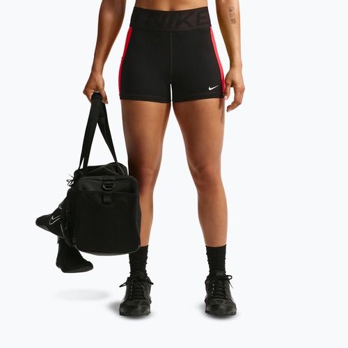 Női edzőshort Nike Pro Sculpt Dri-Fit High-Waisted Biker 5" black/light crimson/white